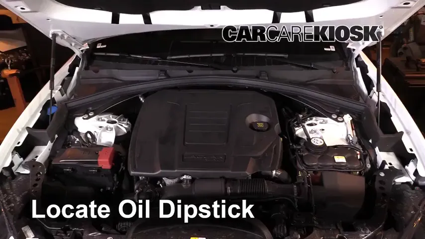 2020 Jaguar F-Pace Premium 2.0L 4 Cyl. Turbo Sport Utility (4 Door) Oil Check Oil Level